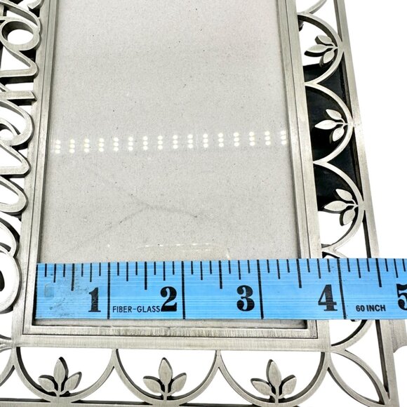 Fetco "Friends" Home Decor Metal Picture Frame 4x6 Vintage Style Floral Design - Picture 6 of 7
